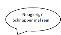 Hier sollte eine Sprechblase sein